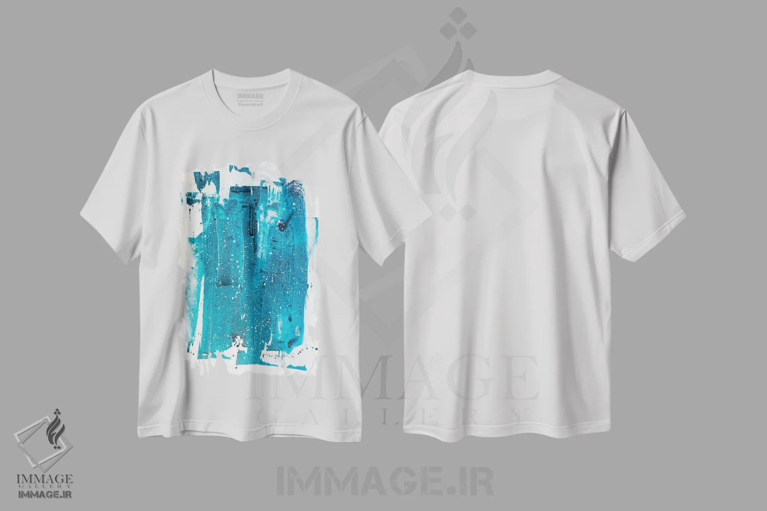 تیشرت سفید طرح دار میان وعده نیمه شب اثر کنت یانگستروم | immage.ir