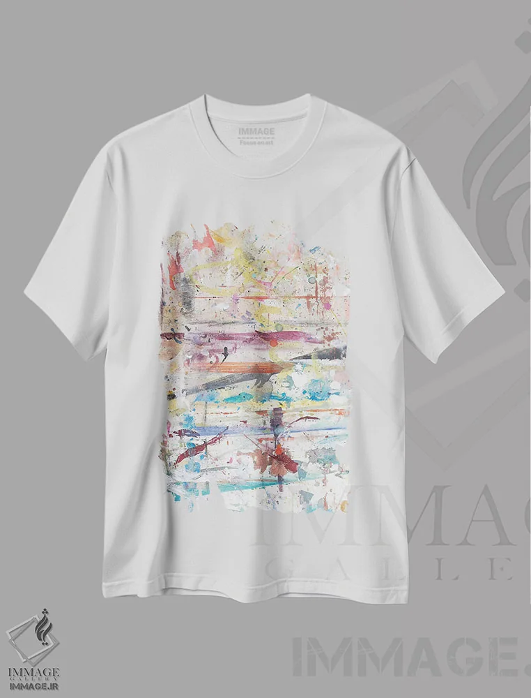 تیشرت سفید طرح دار دی سی VI اثر کنت یانگستروم | immage.ir