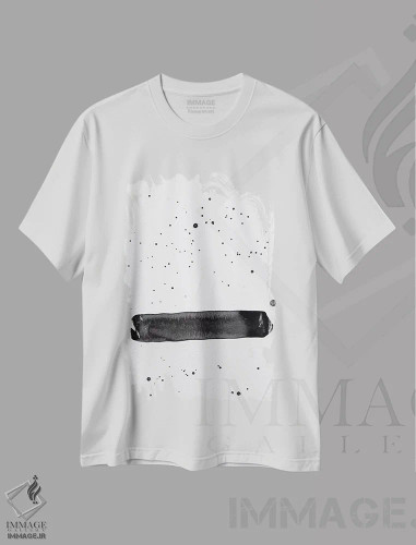 تیشرت سفید طرح دار قطره های امید اثر کنت یانگستروم | فروشگاه ایماژ