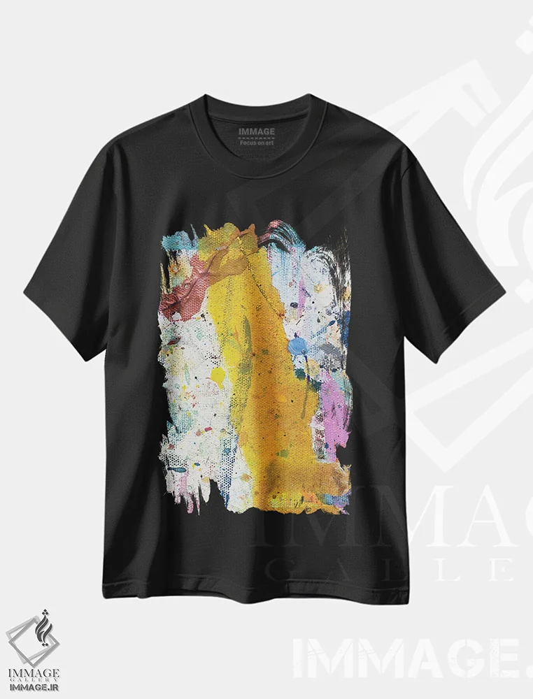 تیشرت مشکی طرح دار دی سی نوزده اثر کنت یانگستروم | immage.ir