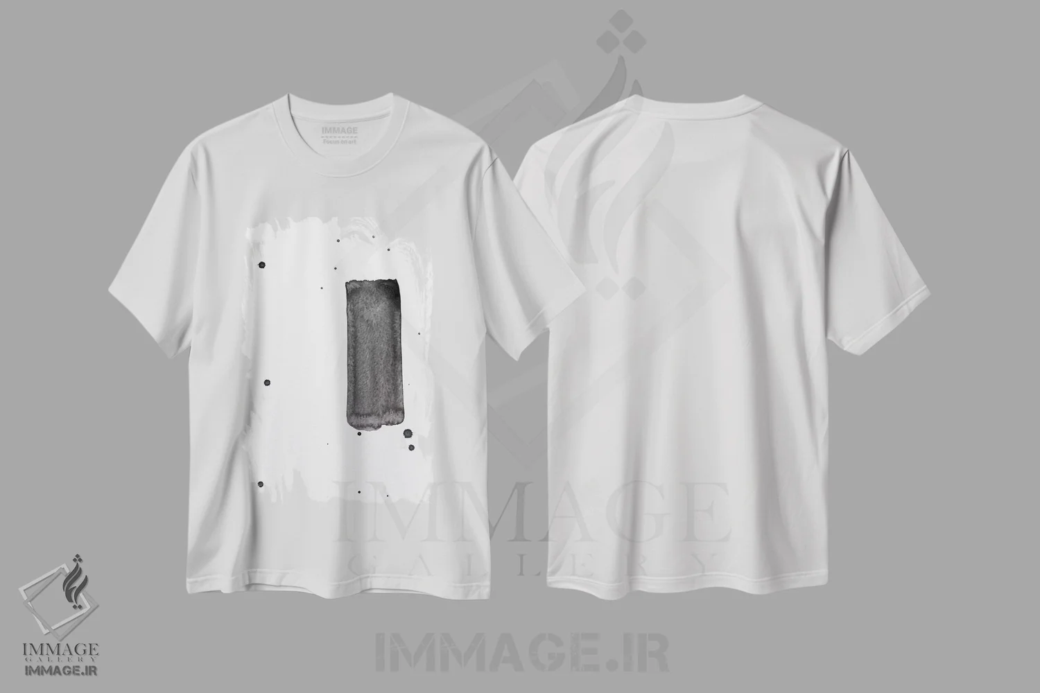 تیشرت سفید طرح دار یونیفرم اثر کنت یانگستروم | immage.ir