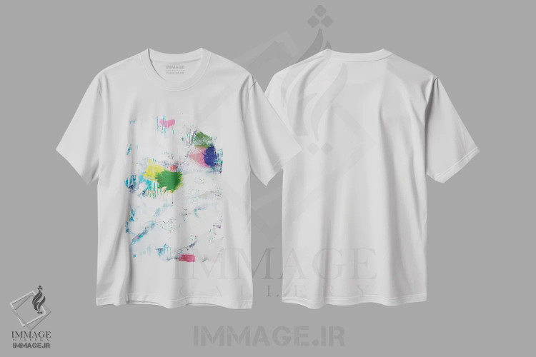 تیشرت سفید طرح دار تکلیف ۲ اثر کنت یانگستروم | فروشگاه ایماژ