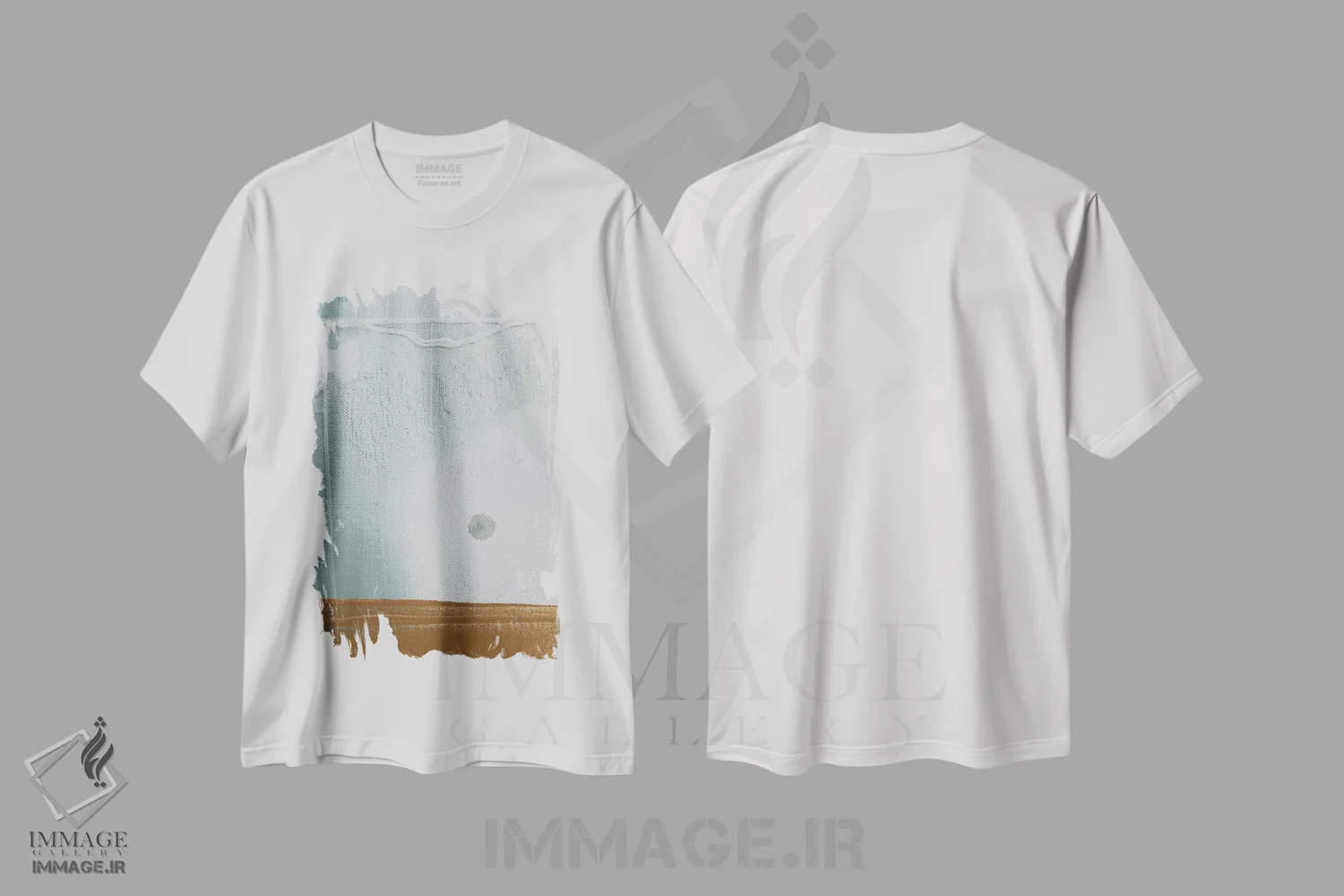 تیشرت سفید طرح دار نقطه سبز اثر کنت یانگستروم | فروشگاه ایماژ
