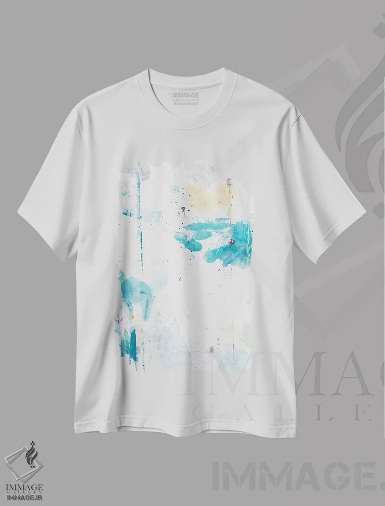 تیشرت سفید طرح دار دی سی هفده اثر کنت یانگستروم | immage.ir