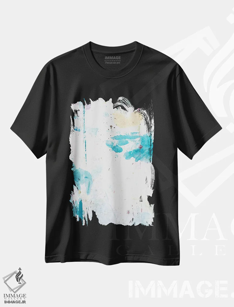 تیشرت مشکی طرح دار دی سی هفده اثر کنت یانگستروم | فروشگاه ایماژ