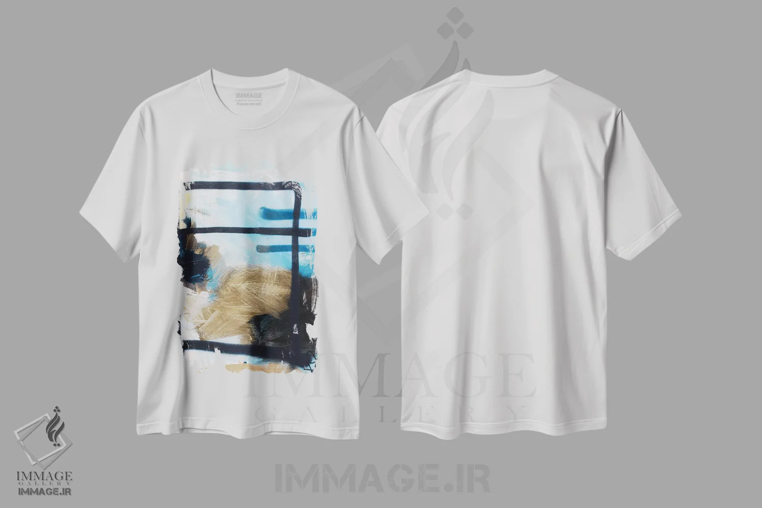 تیشرت سفید طرح دار هیچ جعبه ای وجود ندارد اثر کنت یانگستروم | immage.ir