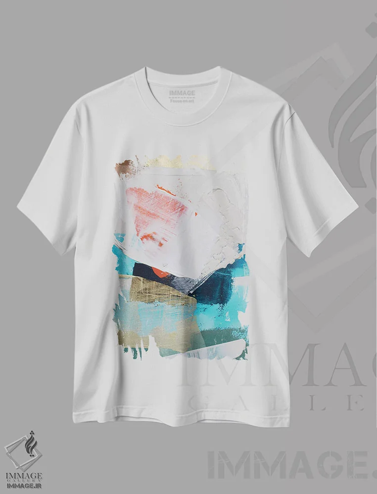 تیشرت سفید طرح دار مامان حوصله ام سر رفته اثر کنت یانگستروم | immage.ir