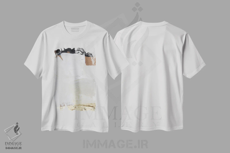 تیشرت سفید طرح دار مامان حوصله ام سر رفته ۲ اثر کنت یانگستروم | فروشگاه ایماژ