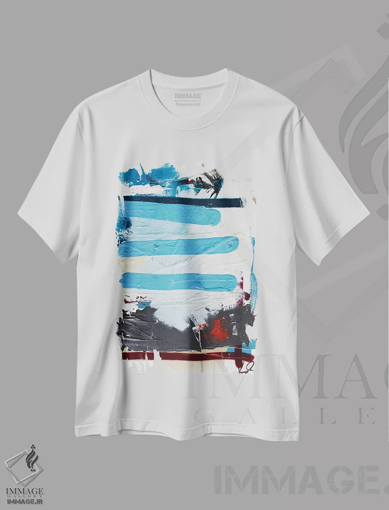 تیشرت سفید طرح دار هیچ جعبه ای وجود ندارد ۳ اثر کنت یانگستروم | immage.ir
