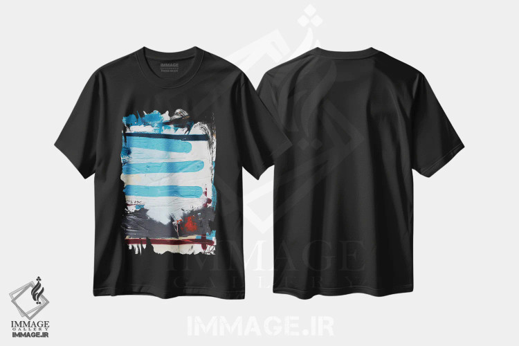 تیشرت مشکی طرح دار هیچ جعبه ای وجود ندارد ۳ اثر کنت یانگستروم | فروشگاه ایماژ