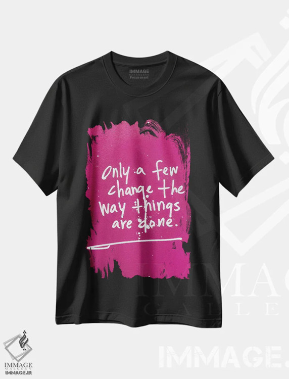 تیشرت مشکی طرح دار فقط چندتا، هنر فاخر معاصر اثر کنت یانگستروم | فروشگاه ایماژ