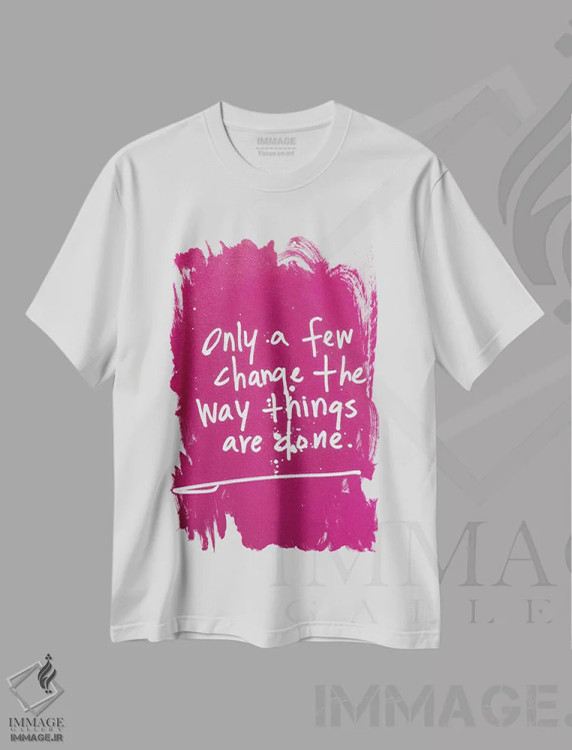 تیشرت سفید طرح دار فقط چندتا، هنر فاخر معاصر اثر کنت یانگستروم | immage.ir
