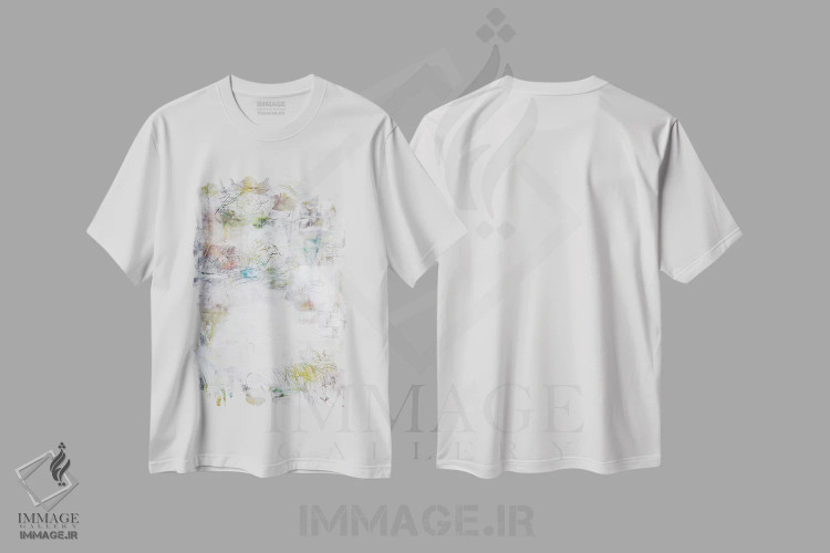 تیشرت سفید طرح دار لوناس اثر کنت یانگستروم | فروشگاه ایماژ