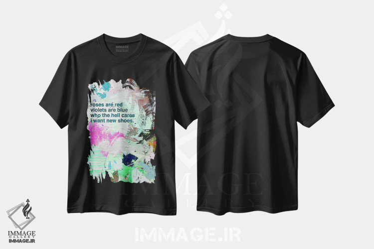 تیشرت مشکی طرح دار کفش نو، دکور معاصر اثر کنت یانگستروم | immage.ir