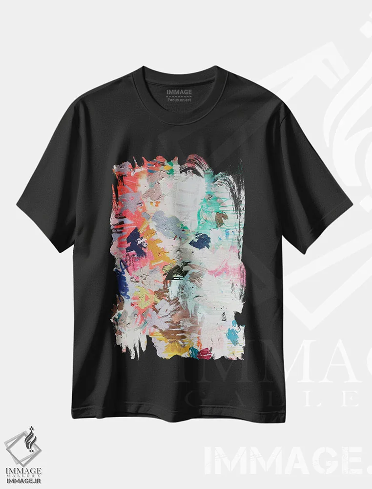 تیشرت مشکی طرح دار جدی میگی داداش؟ اثر کنت یانگستروم | immage.ir