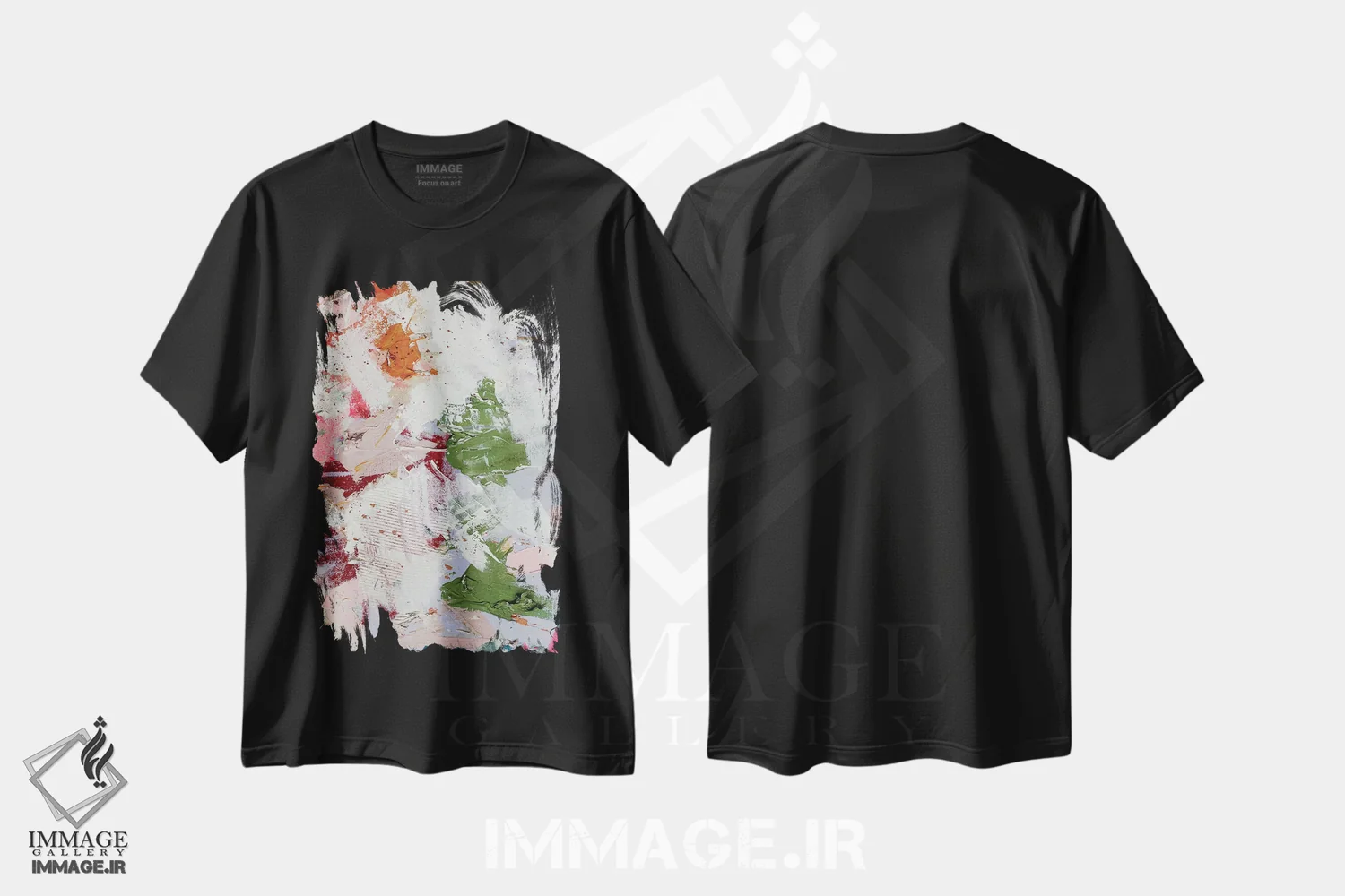 تیشرت مشکی طرح دار واقعاً من؟ اثر کنت یانگستروم | فروشگاه ایماژ