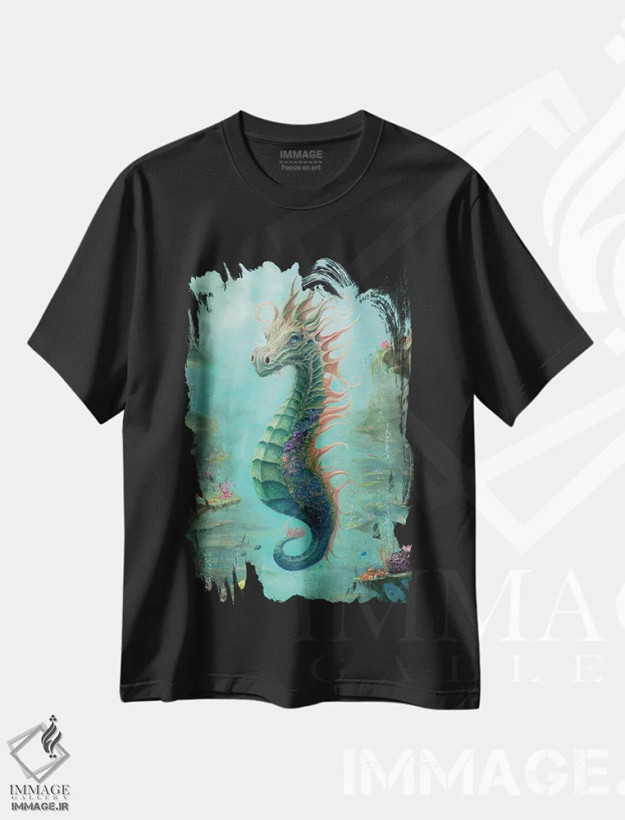 تیشرت مشکی طرح دار توین، دکوراسیون جایگزین اثر کایرا ویلسون | فروشگاه ایماژ