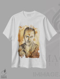 تیشرت سفید طرح دار آثار کایل ویلیس - immage.ir