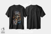 تیشرت مشکی طرح دار رنگ های اسرارآمیز و آوازهای بازار، مدیوم اثر کنزو ایجیری | immage.ir