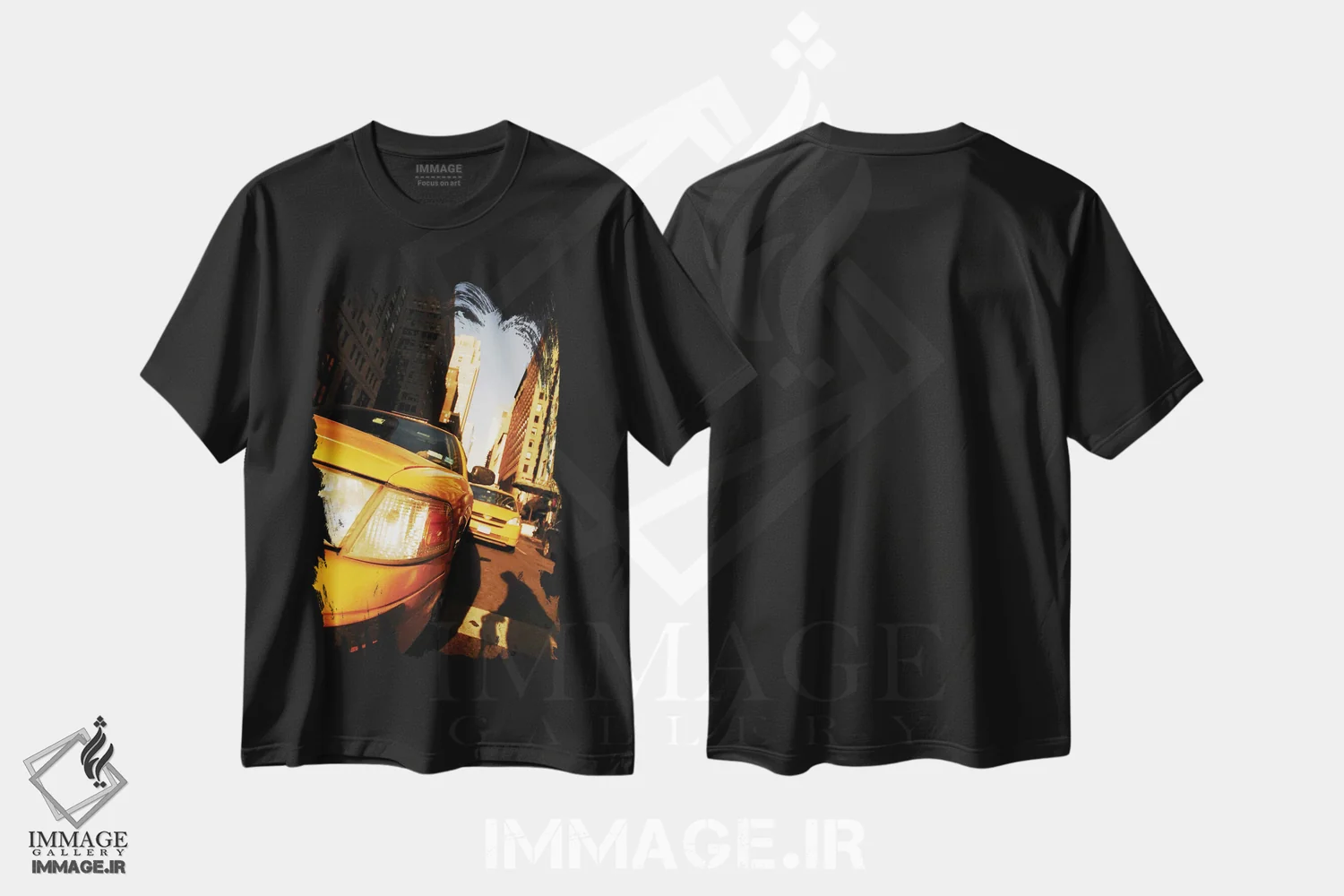 تیشرت مشکی طرح دار خنکای آفتابی در شهر، مدیوم اثر کنزو ایجیری | فروشگاه ایماژ
