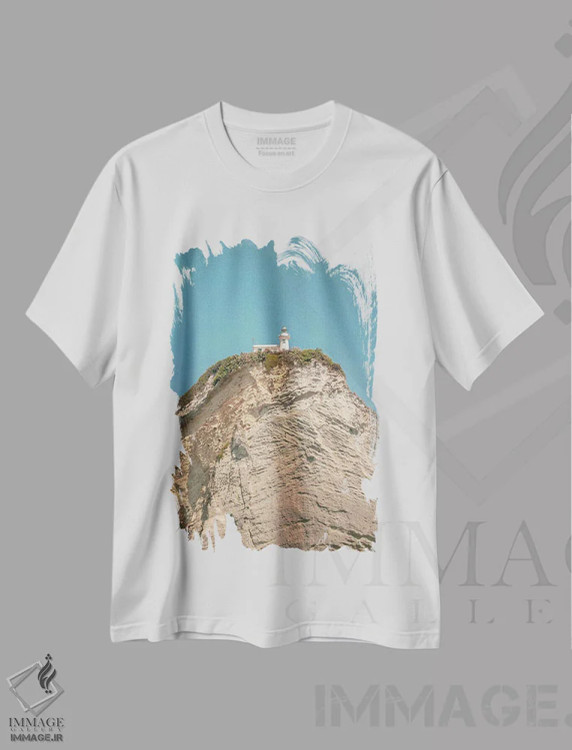تیشرت سفید طرح دار فانوس دریایی اسباب بازی، مدیوم اثر کنزو ایجیری | فروشگاه ایماژ