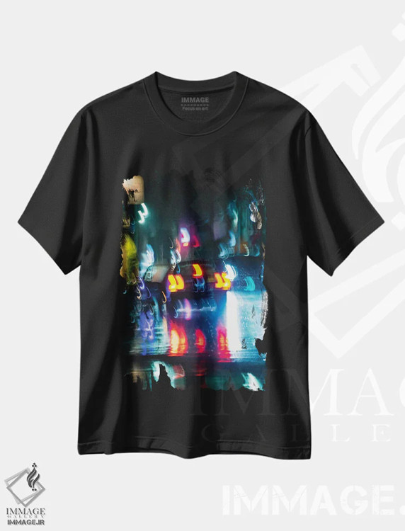 تیشرت مشکی طرح دار سری تاکسی خیس ۴، مدیوم اثر کنزو ایجیری | immage.ir
