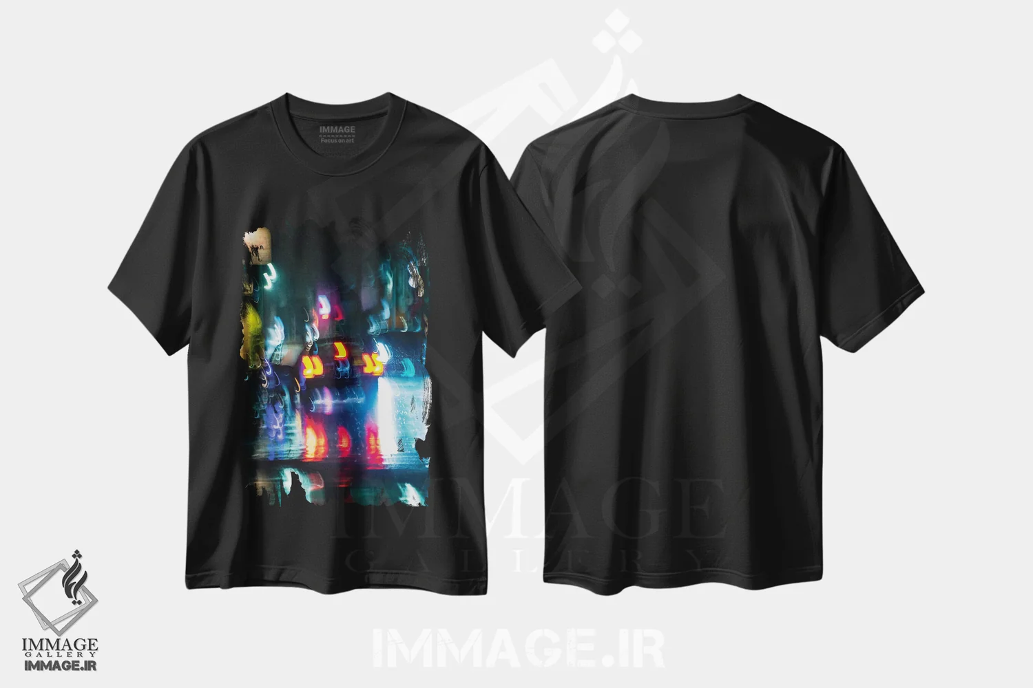 تیشرت مشکی طرح دار سری تاکسی خیس ۴، مدیوم اثر کنزو ایجیری | immage.ir