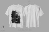 تیشرت سفید طرح دار کوموربی لعنتی، عکاسی سیاه و سفید اثر کنزو ایجیری | فروشگاه ایماژ