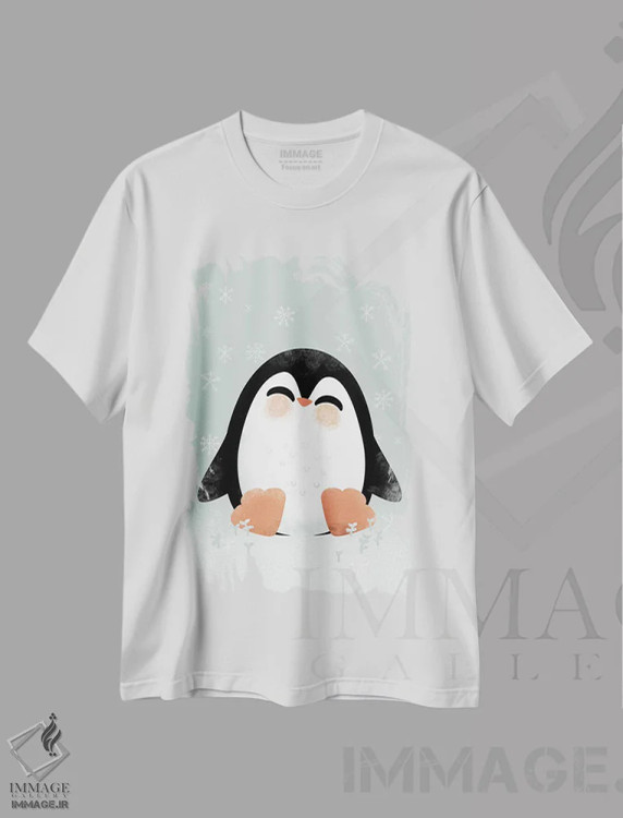 تیشرت سفید طرح دار حیوانات بامزه، تزئینی اثر کانزیلو | فروشگاه ایماژ