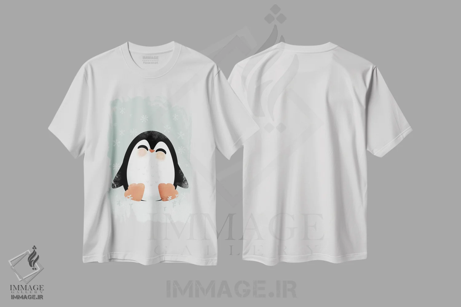 تیشرت سفید طرح دار حیوانات بامزه، تزئینی اثر کانزیلو | فروشگاه ایماژ