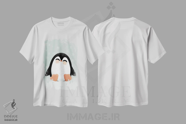 تیشرت سفید طرح دار حیوانات بامزه، تزئینی اثر کانزیلو | فروشگاه ایماژ