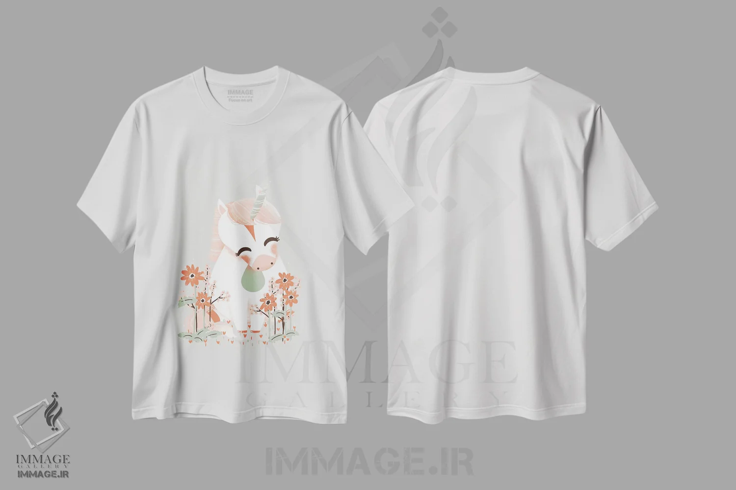 تیشرت سفید طرح دار حیوانات بامزه، تزئینی اثر کانزیلو | immage.ir