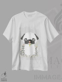 تیشرت سفید طرح دار حیوانات بامزه، تزئینی اثر کانزیلو | immage.ir