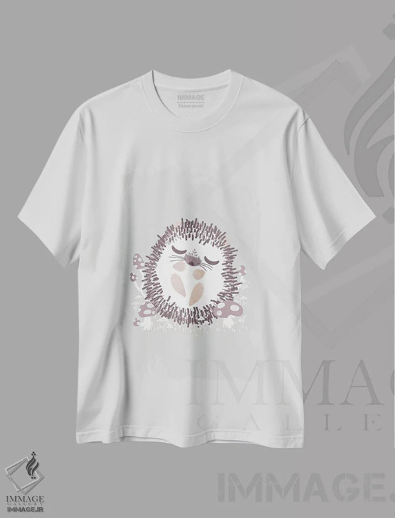 تیشرت سفید طرح دار حیوانات بامزه، تزئینی اثر کانزیلو | immage.ir