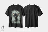 تیشرت مشکی طرح دار حیوانات بامزه، تزئینی اثر کانزیلو | immage.ir