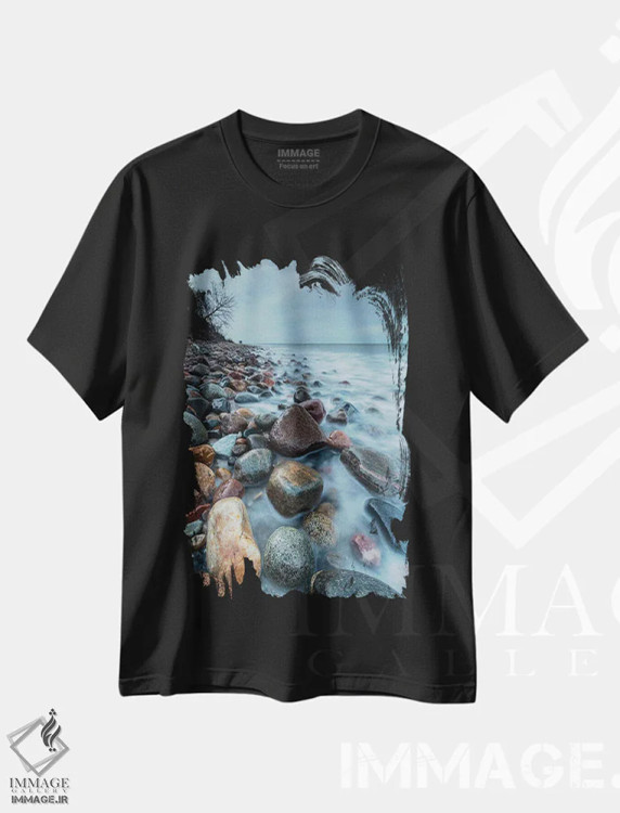 تیشرت مشکی طرح دار آثار میکولاج گوسپودرک - immage.ir