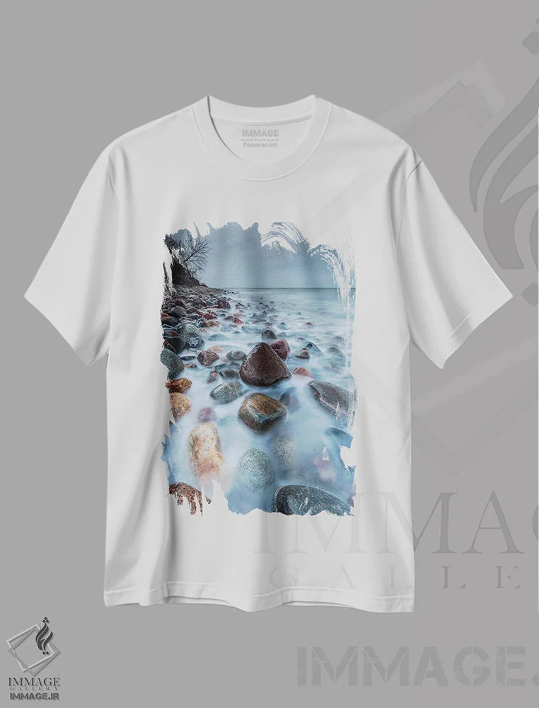 تیشرت سفید طرح دار آثار میکولاج گوسپودرک - immage.ir