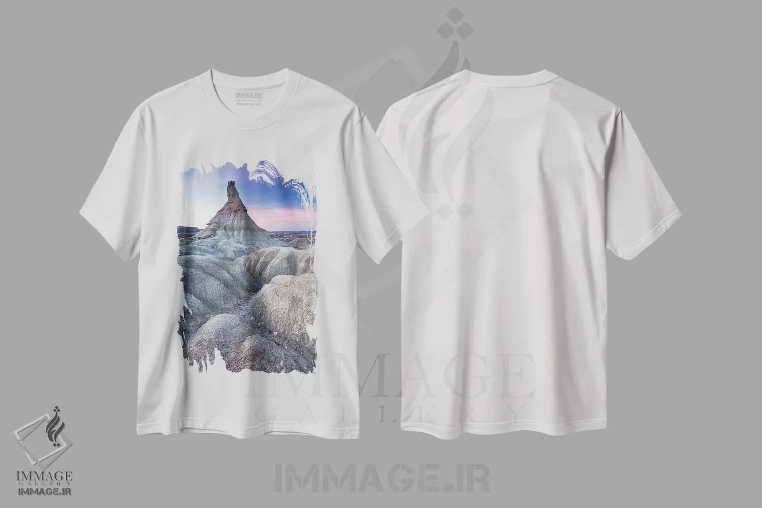 تیشرت سفید طرح دار آثار میکولاج گوسپودرک - immage.ir