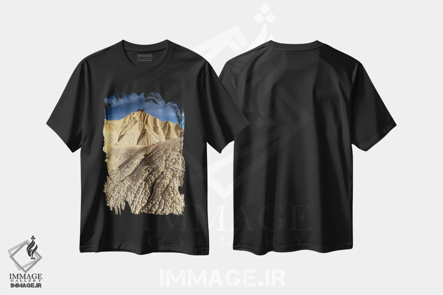 تیشرت مشکی طرح دار اروپا، اسپانیا، باردناس ریالس، پیسکرّا V، مدیوم اثر میکولاج گوسپودرک | فروشگاه ایماژ