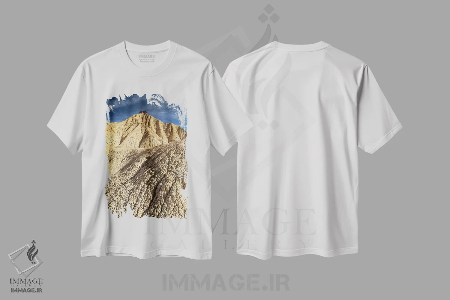 تیشرت سفید طرح دار اروپا، اسپانیا، باردناس ریالس، پیسکرّا V، مدیوم اثر میکولاج گوسپودرک | immage.ir