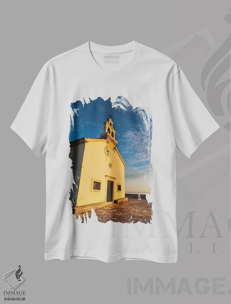 تیشرت سفید طرح دار کرواسی، مورتِر، مدیوم اثر میکولاج گوسپودرک | فروشگاه ایماژ