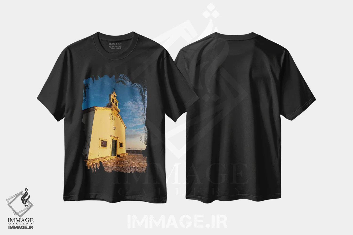 تیشرت مشکی طرح دار کرواسی، مورتِر، مدیوم اثر میکولاج گوسپودرک | immage.ir