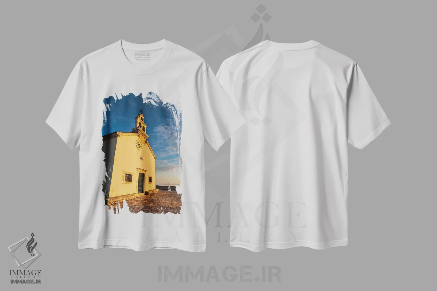 تیشرت سفید طرح دار کرواسی، مورتِر، مدیوم اثر میکولاج گوسپودرک | فروشگاه ایماژ