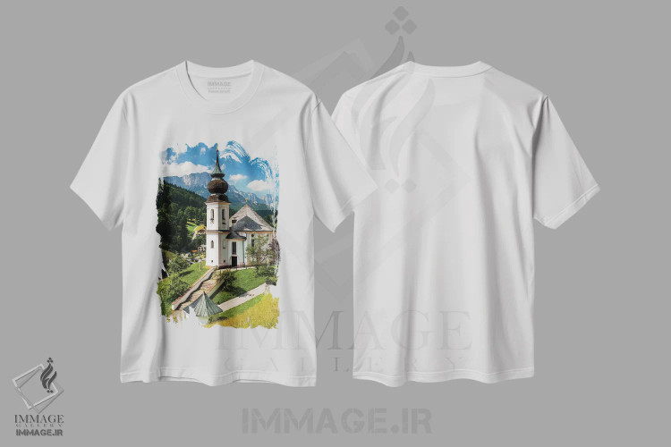 تیشرت سفید طرح دار آثار میکولاج گوسپودرک - immage.ir