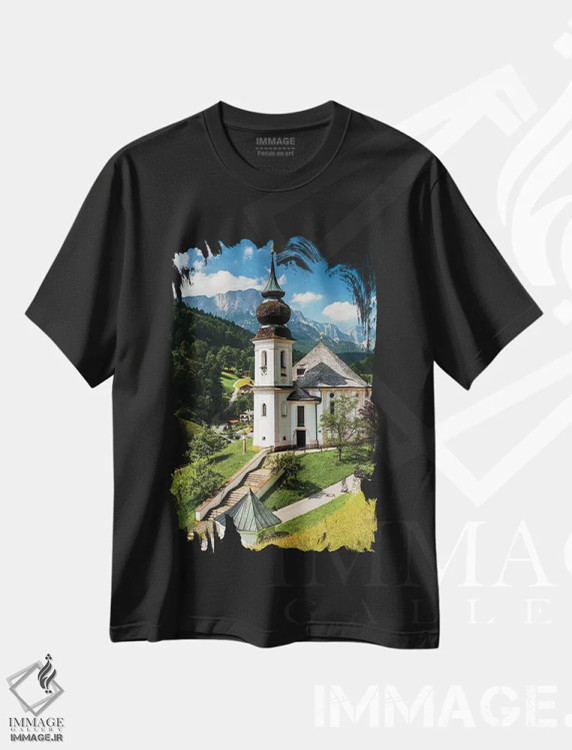تیشرت مشکی طرح دار آثار میکولاج گوسپودرک - فروشگاه ایماژ