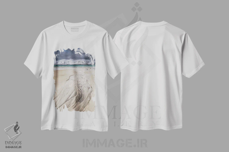 تیشرت سفید طرح دار نروژ، لوفوتن، رامبرگ، مدیوم اثر میکولاج گوسپودرک | فروشگاه ایماژ
