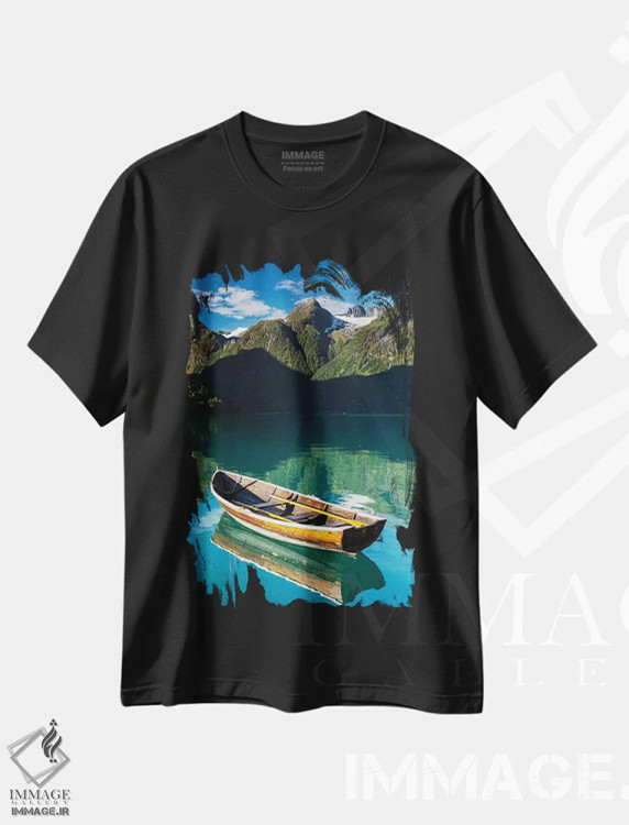 تیشرت مشکی طرح دار نروژ، استرین V، مدیوم اثر میکولاج گوسپودرک | فروشگاه ایماژ
