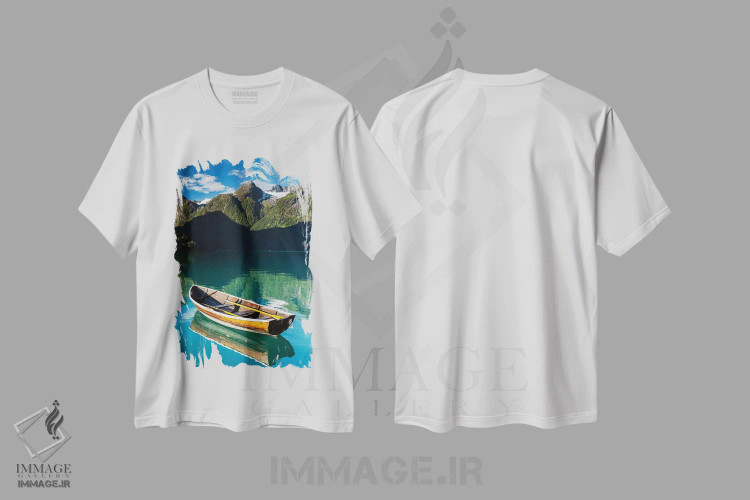 تیشرت سفید طرح دار نروژ، استرین V، مدیوم اثر میکولاج گوسپودرک | immage.ir