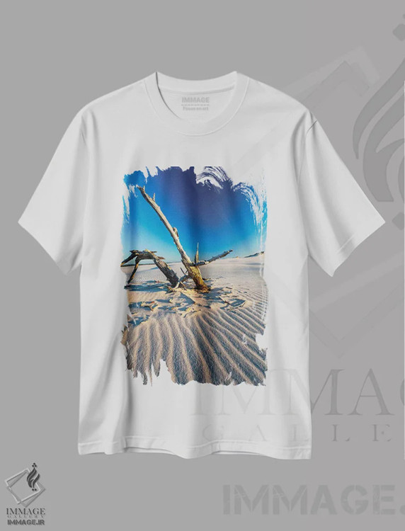 تیشرت سفید طرح دار آثار میکولاج گوسپودرک - immage.ir