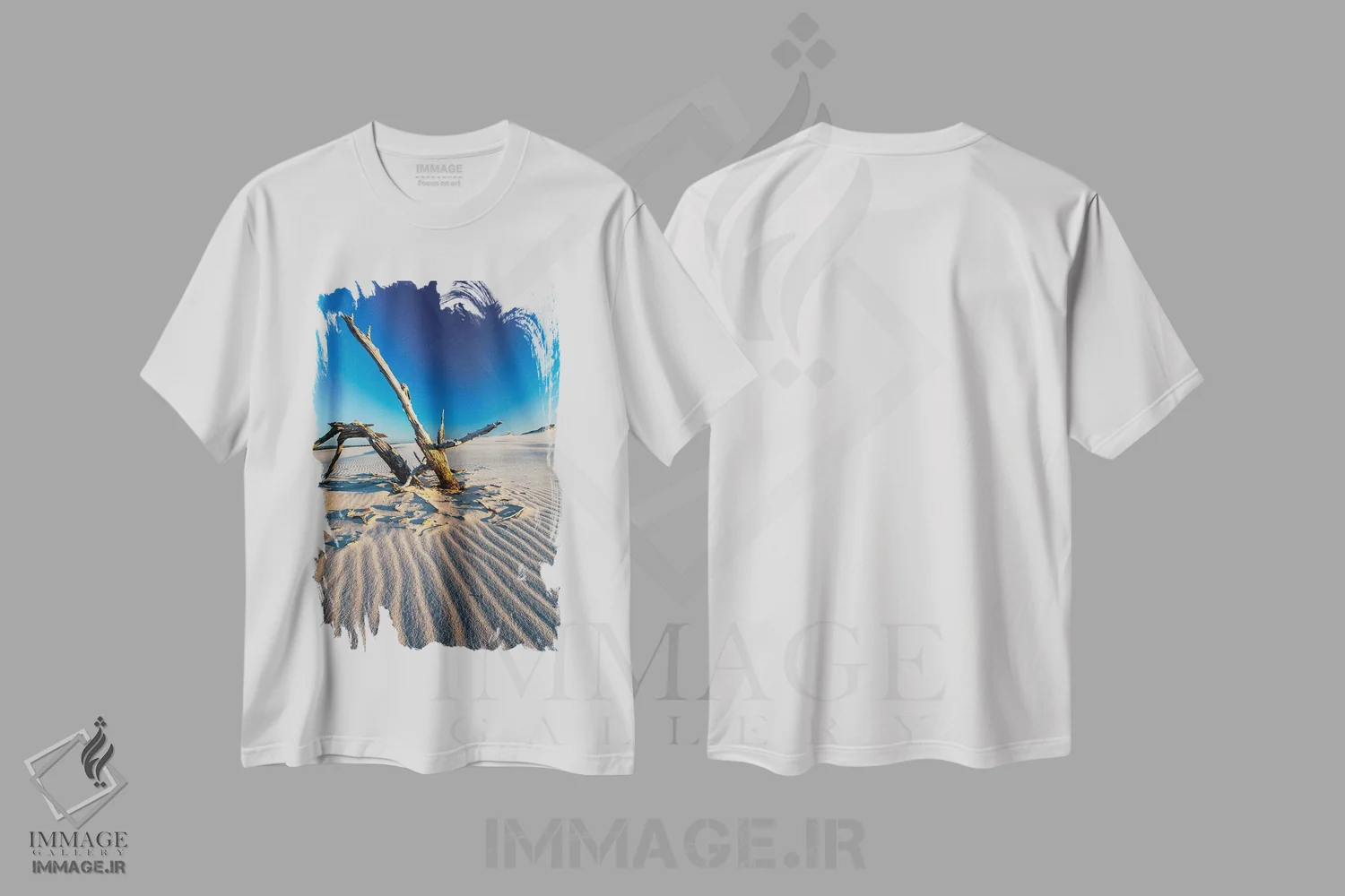 تیشرت سفید طرح دار آثار میکولاج گوسپودرک - immage.ir